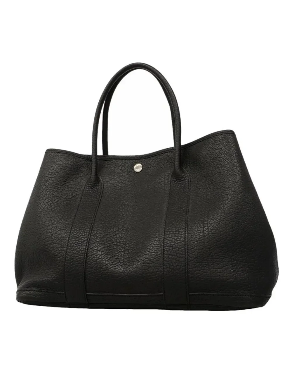 Hermes Tote Garden Party PM Negonda Black Silver